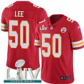 Nike Chiefs 50 Darron Lee Red 2020 Super Bowl LIV Vapor Untouchable Limited Jersey,baseball caps,new era cap wholesale,wholesale hats